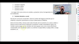 Temas claves de lengua castellana para acceso a grado superior las variedades del lenguaje [upl. by Anav]