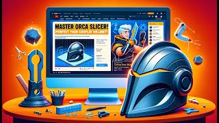 Mastering Orca Slicer Measuring amp Scaling for Perfect Cosplay Helmet Prints [upl. by Adnoyek]