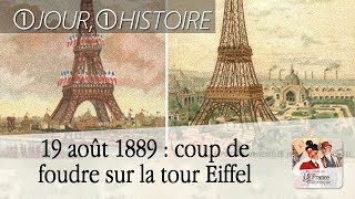 19 août 1889  premier coup de foudre sur la tour Eiffel [upl. by Tiffa608]