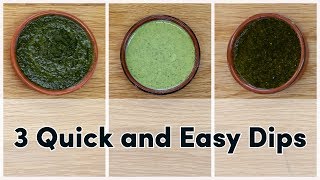 Three quick and easy dips or marinade recipe to cook at home [upl. by Yrohcaz50]