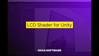 Unity LCD Shader Realistic screen rendering [upl. by Lapides]