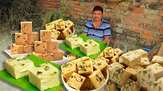 1दम आसन घर में बिना मशीन हाथ से ढेरसारी परतो वाली सोन पापड़ी  Soan Papdi Ki Recipe Quick Soan Papdi [upl. by Ronoel1]