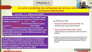 20210205Comptabilité 1La TPS et la TVQAperçu et contexte [upl. by Nivonod46]