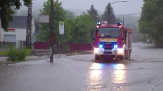 TLF 2040 Freiwillige Feuerwehr Rodewisch Hochwasser 2013 [upl. by Arit]