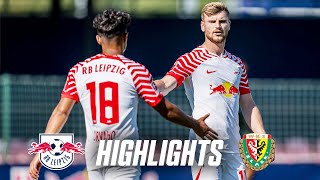 Carvalho amp Werner score in successful friendly  RB Leipzig vs Slask Wroclaw 42  Highlights [upl. by Hnoj]