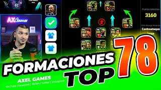 TOP MEJORES FORMACIÓNES quotOCULTASquot de la SEMANA ✅ PARTE 78 🔥 BEST Formations eFootball 🔥 AXG [upl. by Cestar32]