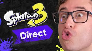 NINTENDO DIRECT 🔴 SPLATOON 3 Nintendo Switch ¡Reacción a todas las novedades [upl. by Rojas]