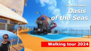 Oasis of the Seas Walkthrough  Royal Caribbean 2024 [upl. by Barbuto689]