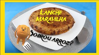 NÃO JOGUE FORA A SOBRA DE ARROZ COZIDO – FAÇA ESTE LANCHE DELICIOSO [upl. by Nona420]