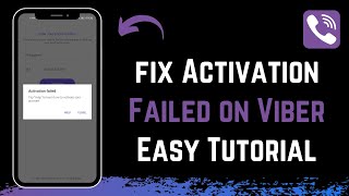 How to Fix Activation Fail on Viber [upl. by Ronile]