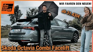 Skoda Octavia Combi Facelift 2024 Fahrbericht mit dem Kombi ab 31430€ Review  Test  Sportline [upl. by Etnuahc]