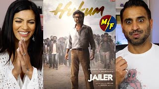 JAILER  HUKUM Lyric Video REACTION  Superstar Rajinikanth  Sun Pictures  Anirudh  Nelson [upl. by Hteik]