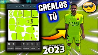 ✅COMO CREAR quotTUS PROPIOS UNIFORMESquot KITS para DREAM LEAGUE SOCCER 2023🤩  Tutorial Básico 2023😎 [upl. by Mini]