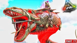 Alpha Basilisk Taming  Underground Snake King Taming 🔥🔥  ARK Do Or Die 77 [upl. by Shepard495]