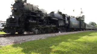 Pere Marquette 1225 284 Berkshire locomotive [upl. by Pattin]