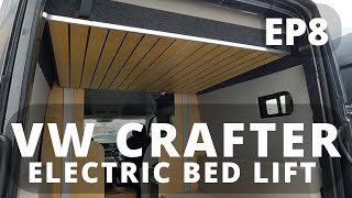 VW Crafter Camper van EP8 Electric Bed Lift Lippert Project 2000 [upl. by Hamrah]