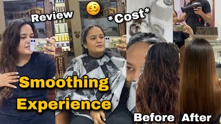 Hair Smoothing Treatment  My Experience  Cost amp Procedure  Akankshaswami [upl. by Pickford]