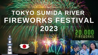 Sumida River Fireworks Festival is an annual event held on the last Saturday in July in Tokyo [upl. by Korrie]