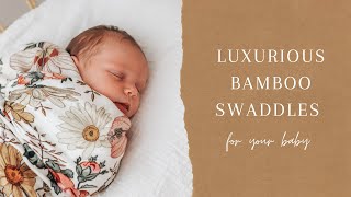 Peachly Bamboo Muslin Baby Swaddles [upl. by Ireland]