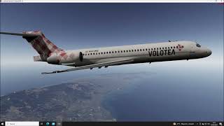 VUELO LA PALMAMADRIDBOEING 717 VOLOTEA AIRLINES [upl. by Donall393]