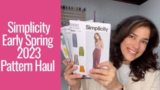 Simplicity Spring 2023 Pattern Haul [upl. by Irrem583]