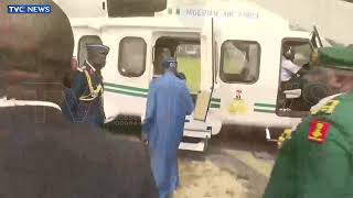 WATCH President Tinubu Departs Lagos For Abuja [upl. by Hirz]