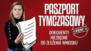 Dokumenty niezbędne do złożenia wniosku o wydanie paszportu tymczasowego 5 [upl. by Atiuqahs]