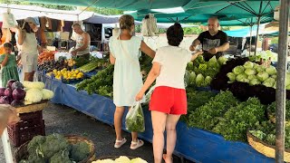 4k Alanya Bazaar 2024 PRICIES Farmers Market Tosmur Alanya TÜRKIYE  Alanya Turkey [upl. by Yenruogis931]