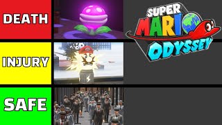 Ranking Every Sub Area in Super Mario Odyssey by How DANGEROUS They Are 1 [upl. by Bobseine825]