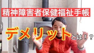 精神障害者保健福祉手帳のデメリットってあるの！？ [upl. by Joacima]