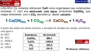 ENTALPIA DE FORMAÇÃOEXERCÍCIO 06 [upl. by Leiser820]