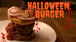 Halloween Burger  Kürbismajonnaise und Blutrelish [upl. by Cailean]