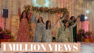 BEST BOLLYWOOD WEDDING SANGEET DANCE 2023  Radha Dance Ka Bhoot Ghagra Naatu Naatu [upl. by Beisel502]