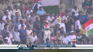 sachin last first class innings mumbai vs haryana ranji trophy match [upl. by Vanderhoek]