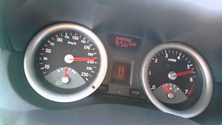 Renault Megane II 20 16V almost top speed [upl. by Anitirhc]