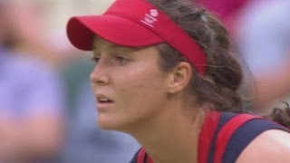 Robson GBR v Sharapova RUS Womens Tennis 2nd Round Replay  London 2012 Olympics [upl. by Gnirol209]