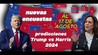 ELECCIONES USA 2024ENCUESTAS PARA EL MAPA COLEGIO ELECTORAL [upl. by Vadnee973]