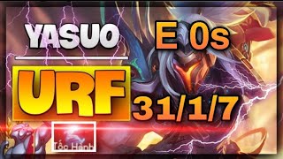 Yasuo Tốc Hành Trong Chế Độ URF E 0 Giây Lả Lướt Ảo Diệu Và Mạnh Mẽ Như Thế Nào  Yasuo URF 2020 [upl. by Assyram]