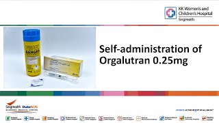 Selfadministration of Orgalutran 025mg [upl. by Korb]