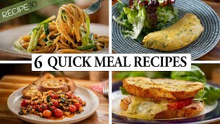 6 quick and easy meals for Busy Weeknights [upl. by Murtha]