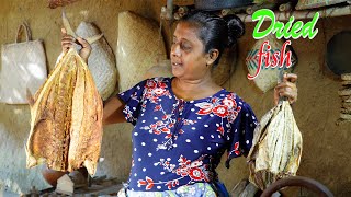 Dried fish Devilled Here is how to make dried fish easily and cleanly village kitchen recipe [upl. by Jumbala947]