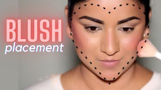 How to IDENTIFY your FACE SHAPE for BLUSH PLACEMENT  Beginner friendly tutorial [upl. by Akinahs]