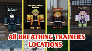 All Breathing Trainer Locations In Weak Legacy 2  Roblox [upl. by Doniv]