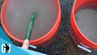 104 How to Deep Clean Aquarium Sand Outdoors [upl. by Avonasac]