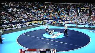 Darrion Caldwell v Brent Metcalf 2009 NCAA Wrestling Finals vid 2 of 3 [upl. by Okimat]