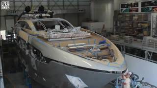 Luxury Yacht Riva 100 Corsaro Timelapse YouTube [upl. by Ajiram]