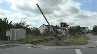 Bahnübergang Geiselhöring quotHaindlinger Wegquot [upl. by Conant42]