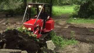 NorTrac 35XTD 35 HP Bulldozer with Backhoe [upl. by Ayardna]