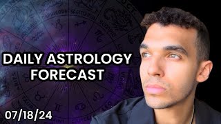 Daily Astrology Forecast  Sun Sextile Uranus Mercury Trine Chiron ⚡️July 18th 2024 [upl. by Timmons585]