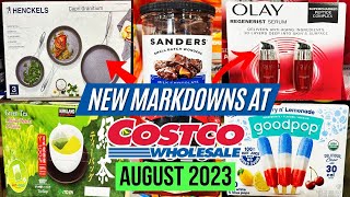 🔥NEW MARKDOWNS AT COSTCO AUGUST 2023🚨NEW PRICE DROPS GREAT FINDS [upl. by Lomaj235]